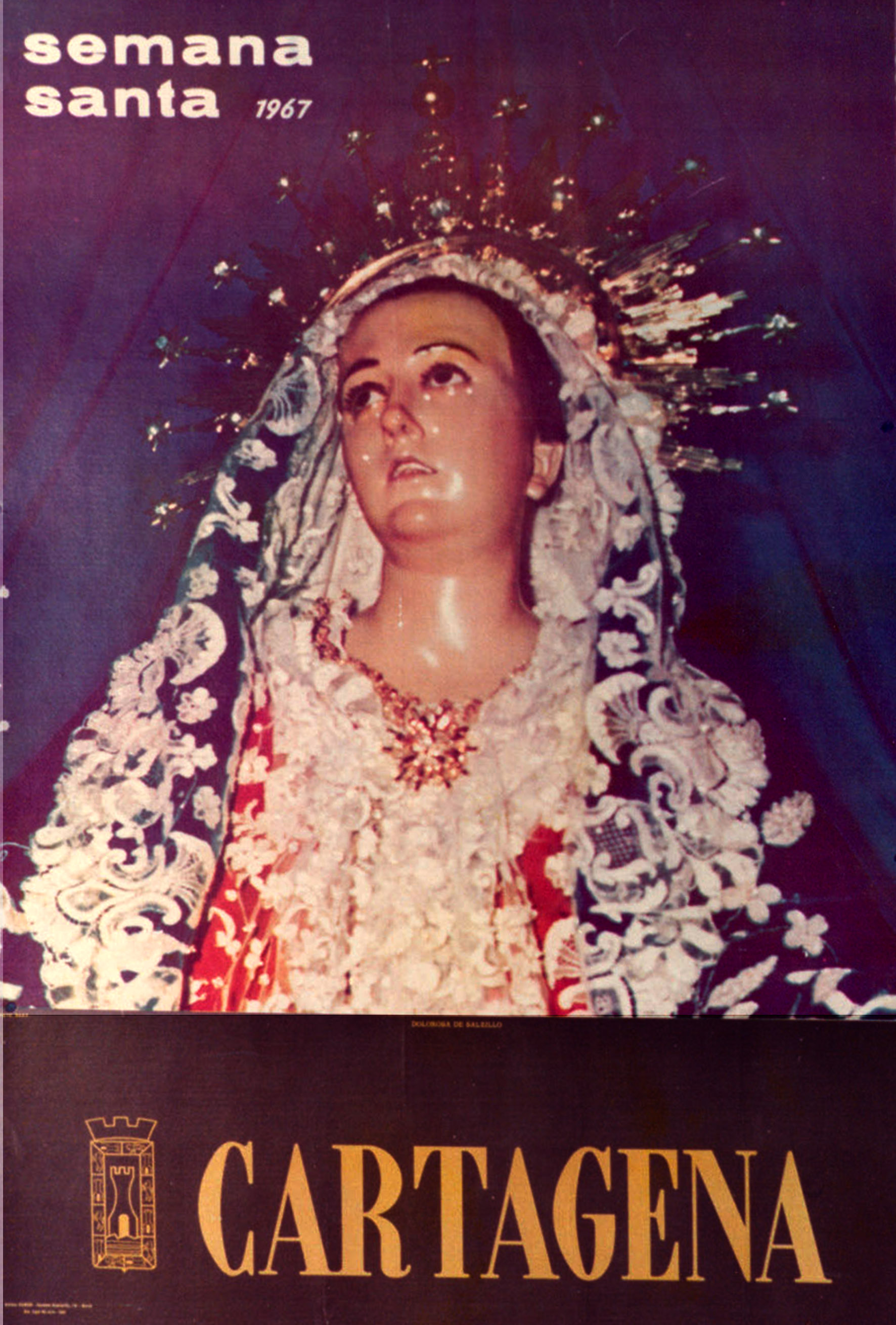 Cartel Semana Santa Cartagena 1967